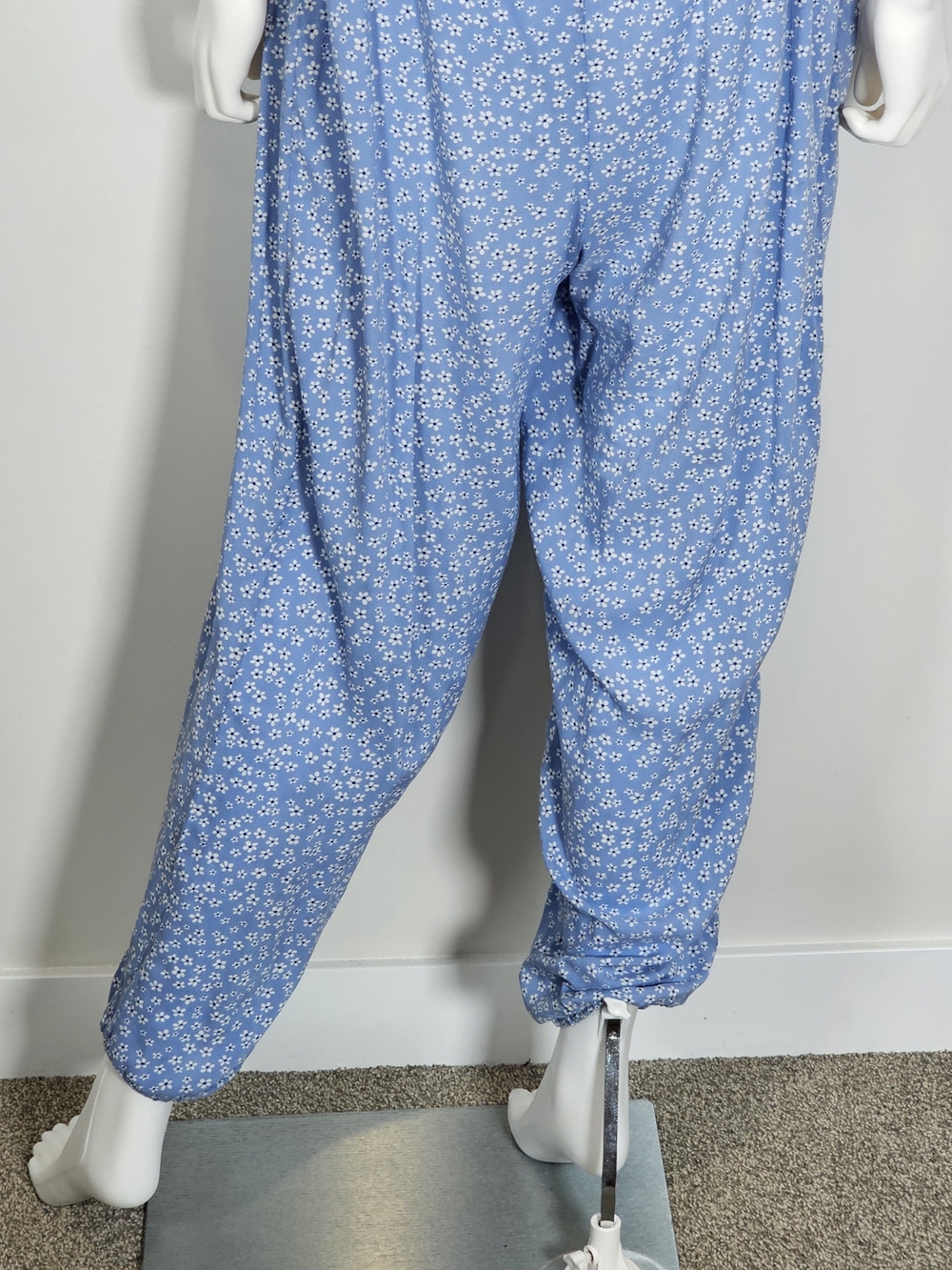 Smash + Tess Light Blue Floral Tie-Strap Jumpsuit - Picture 8 of 10